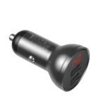 Baseus Car Charger Suit Digital Display Dual USB Multi Port 3-in-1 Cable USB 1.2M - Image 3