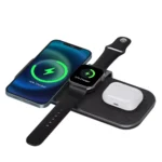 Wiwu PA3IN1B Power Air 15W 3In1 QC3.0 PD 30W Wireless Charger - Image 2