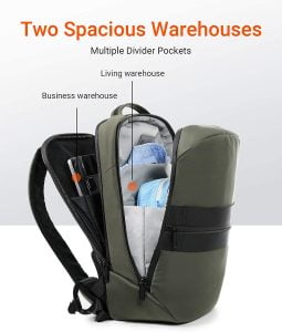 Gadgetoo Xiaomi 90 Points Manhattan Business Casual Backpack Dark Green Gadgetoo Xiaomi 90 Points Manhattan Business Casual Backpack Dark Green