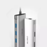 WiWU Alpha 6-in-1 Multi-function Type-C Hub Adapter - Image 4