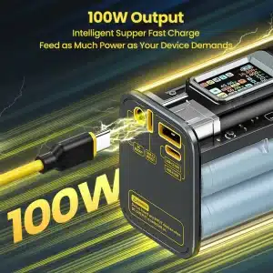 Gadgetoo Shargeek Portable Charger Storm 2 100W 25600Mah Laptop Power Bank