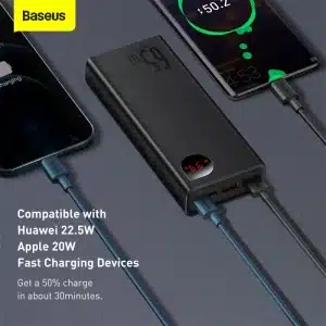 Gadgetoo Baseus Adaman 65W Digital Display Quick Charge Power Bank 20000Mah
