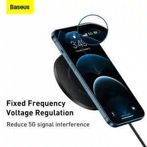 Gadgetoo Baseus Simple Magnetic 15W Wireless Charger For Iphone 12 Series – Transparent
