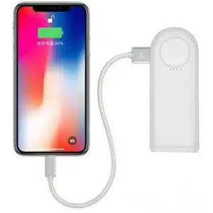 Gadgetoo Coteetci 2 In 1 Powerbank &Amp; Wireless Fast Charging Pad For Iwatch &Amp; Smartphone
