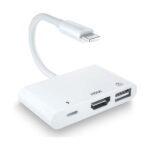 COTEetCI Lightning OTG HDMI 3in1 Adapter with USB Camera Port - Image 2