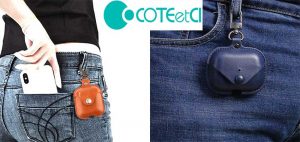 Gadgetoo Coteetci Airpods 3Rd Gen Leather Case With Hook