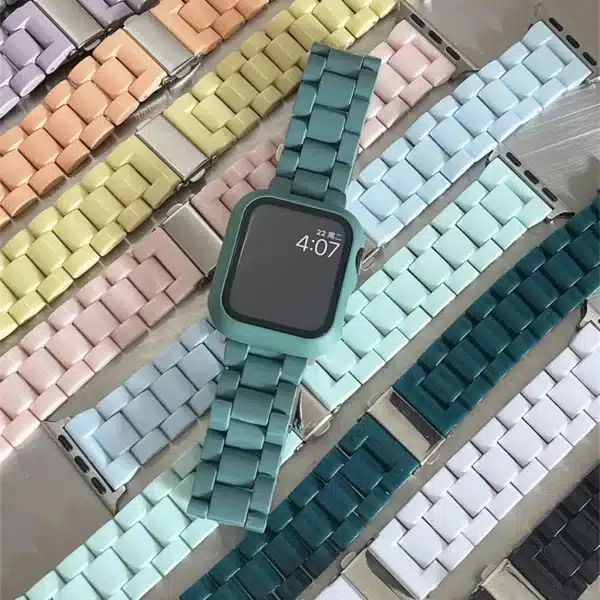 Candy Color Resin Strap for iWatch 44 / 45mm