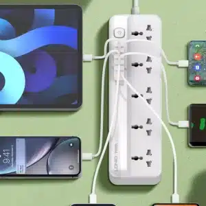 Gadgetoo Ldnio Sc5614 Power Strip 5 Ac Outlets And 6 Usb Charging Ports