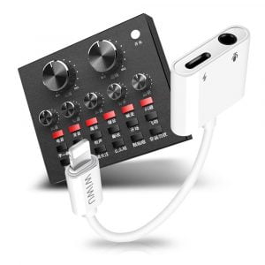 Gadgetoo Wiwu Audio Converter Lightning To Lightning &Amp; 3.5Mm