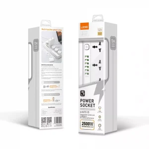 Gadgetoo Ldnio Sc5614 Power Strip 5 Ac Outlets And 6 Usb Charging Ports