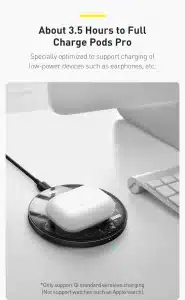 Gadgetoo Baseus Simple Magnetic 15W Wireless Charger For Iphone 12 Series – Transparent