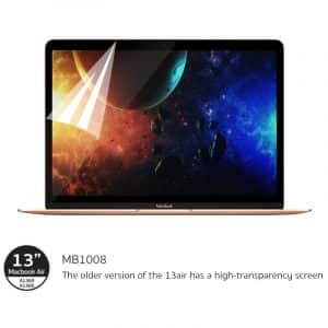 Gadgetoo Coteetci High Transmittance Tpu Screen Protector For Macbook Pro Air A1369/A1466/A1707/A1989/A1990/A2141