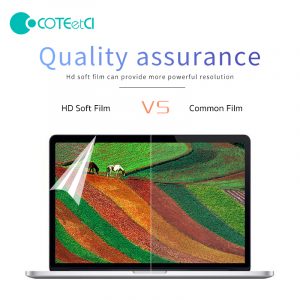 Gadgetoo Coteetci High Transmittance Tpu Screen Protector For Macbook Pro Air A1369/A1466/A1707/A1989/A1990/A2141