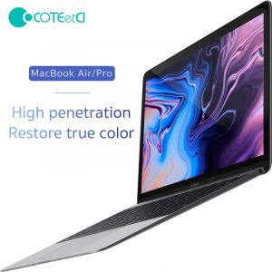 Gadgetoo Coteetci High Transmittance Tpu Screen Protector For Macbook Pro Air A1369/A1466/A1707/A1989/A1990/A2141