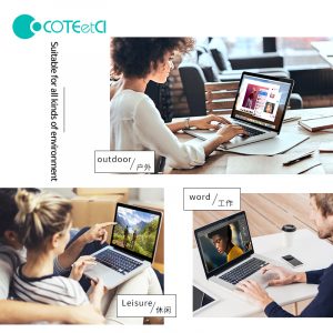 Gadgetoo Coteetci High Transmittance Tpu Screen Protector For Macbook Pro Air A1369/A1466/A1707/A1989/A1990/A2141