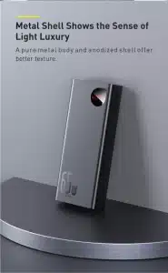 Gadgetoo Baseus Adaman 65W Digital Display Quick Charge Power Bank 20000Mah