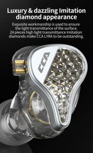 Gadgetoo Cca Lyra Hifi Single Dynamic Driver In-Ear Earphone