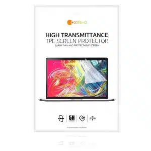 Gadgetoo Coteetci High Transmittance Tpu Screen Protector For Macbook Pro Air A1369/A1466/A1707/A1989/A1990/A2141