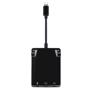 Gadgetoo Wiwu 3 In 1 Live Broadcast Lighting Adapter Music Call Sound Card Charging