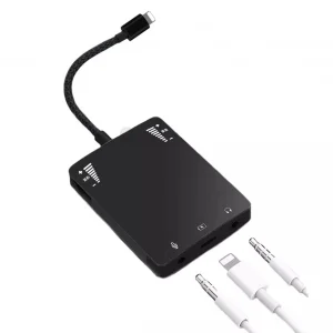 Gadgetoo Wiwu 3 In 1 Live Broadcast Lighting Adapter Music Call Sound Card Charging