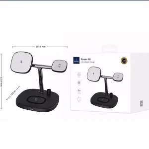 Gadgetoo Wiwu M8 Power Air 4 In 1 Qi Magnetic 15W Wireless Charger