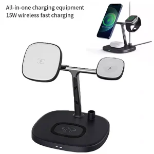 Gadgetoo Wiwu M8 Power Air 4 In 1 Qi Magnetic 15W Wireless Charger