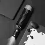 Automatic Umbrella With LED Flashlight Reflective Stripe - Image 2
