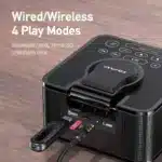 AWEI Y332 Multifunction Wireless Speaker with Power Bank and Clock - Image 2