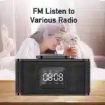 AWEI Y332 Multifunction Wireless Speaker with Power Bank and Clock - Image 4