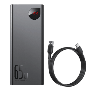 Gadgetoo Baseus Adaman 65W Digital Display Quick Charge Power Bank 20000Mah