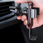 BASEUS Metal Age Gravity Car Air Outlet Phone Mount Holder - Image 4