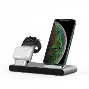 Gadgetoo Wiwu 18W Power Air 3 In 1 Wireless Charger For Iphone Iwatch Airpods