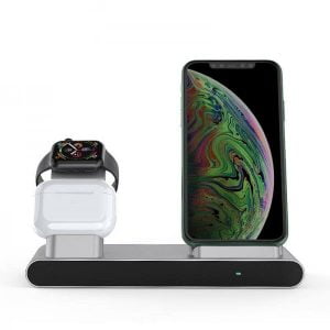 Gadgetoo Wiwu 18W Power Air 3 In 1 Wireless Charger For Iphone Iwatch Airpods