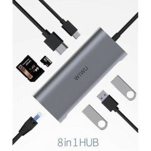 Gadgetoo Wiwu 8-In-1 Usb-C Hub Adapter A831Hrt