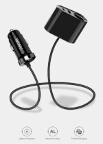 WIWU QC300 Multi-functional Car Charger with Extension Cable - Image 2