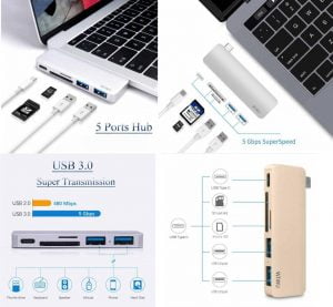 Gadgetoo Wiwu T6 Type C Hub /Usb C Hub, Usb C Hub