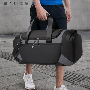 Gadgetoo Bange Bg2378 Travel Bag Gym Fitness Sport Futsal Sepatu Duffel - Black