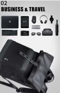 Gadgetoo Bange Men Fashion School Waterproof Travel Daily Backpack