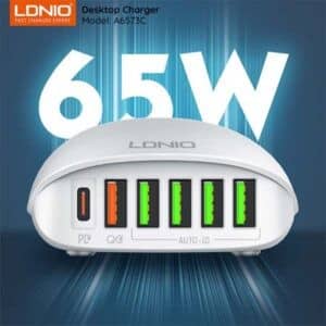Gadgetoo Ldnio Desktop Usb Charger 65W (A6573C)