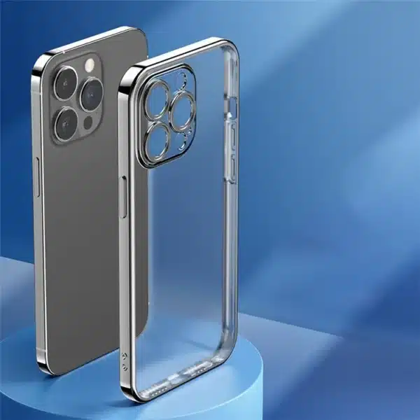 ROCK Electroplating Matte Anti-fall Case Precise Cutout Soft TPU Shockproof Case for iPhone 14 / 14 Plus / 14 Pro / 14 Pro Max