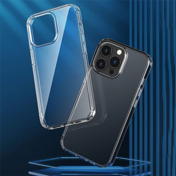 ROCK Transparent Shockproof TPU+PC Anti-Fall Slim Case for iPhone 14 / 14 Plus / 14 Pro / 14 Pro Max