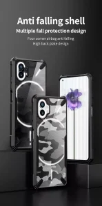 Gadgetoo Rzants Camouflage Shockproof Armor Case For Nothing Phone 1