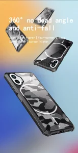 Gadgetoo Rzants Camouflage Shockproof Armor Case For Nothing Phone 1