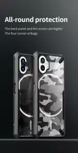 Gadgetoo Rzants Camouflage Shockproof Armor Case For Nothing Phone 1