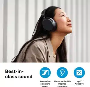 Gadgetoo Sennheiser Momentum 4 Wireless Bluetooth Headphones Crystal Clear Calls With Adaptive Noise Cancellation