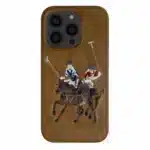Santa Barbara Polo & Racquet Club Jockey Series Leather Case for iPhone 14 Pro Max