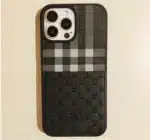 Santa Barbara Polo & Racquet Club Classic Plaid Series Leather Case for iPhone 14 Pro Max - Image 4