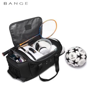 Gadgetoo Bange Bg2378 Travel Bag Gym Fitness Sport Futsal Sepatu Duffel - Black