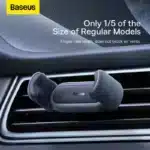 BASEUS Car Mobile Holder Steel Cannon 2 Air Outlet Car Mount Spring Clip Mobile Phone Holder - Image 2