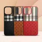 Santa Barbara Polo & Racquet Club Classic Plaid Series Leather Case for iPhone 14 Pro Max - Image 3